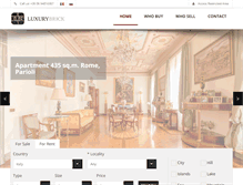Tablet Screenshot of luxurybrick.com